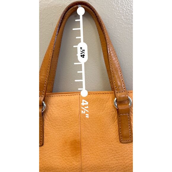 Fossil top handle/shoulder pebbled leather bag - Picture 9 of 9